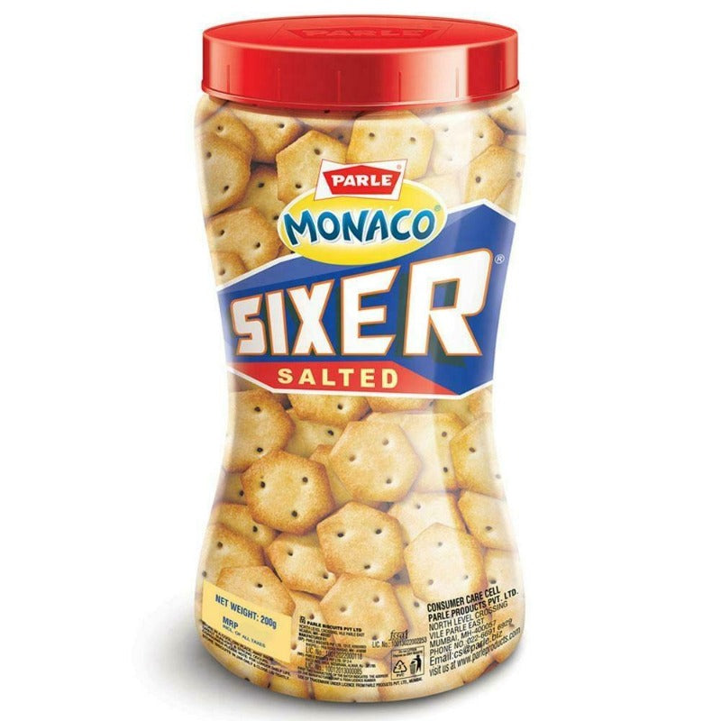 Parle Monaco Sixer Salted Biscuits 200g