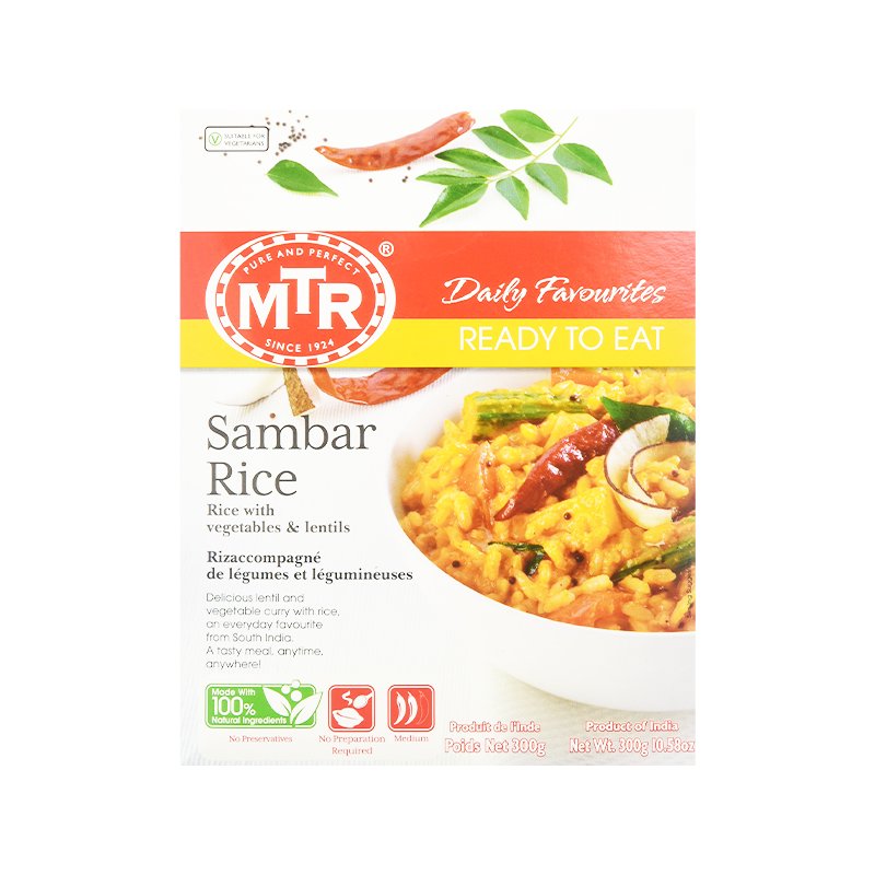 MTR Ready To Eat Sambar Rice 300g