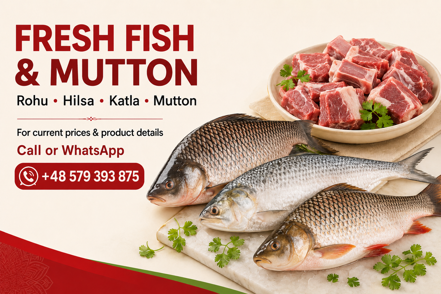 Fresh Fish and Meat
