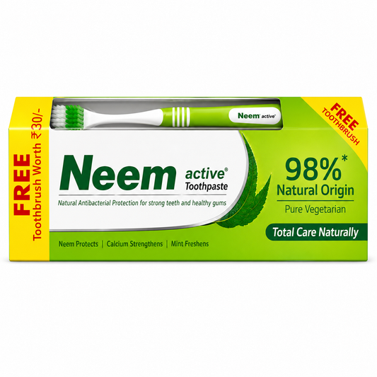 Neem Active Toothpaste 200g + FREE Toothbrush