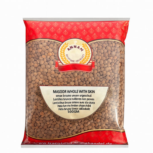 Annam Masoor Całe (ze Skórką) 500g