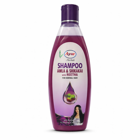 Ayur Herbals Amla &amp; Shikakai With Reetha Shampoo 200ml