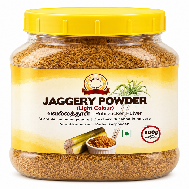 Annam Jaggery Powder Brown (jar) 500g