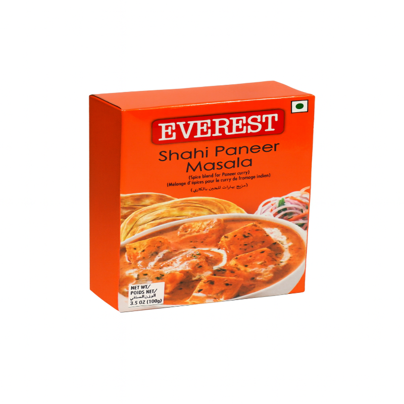 Box of Everest Shahi Paneer Masala on a white background