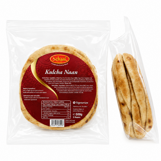 Kulcha Naan (Ready to Eat) 5pcs