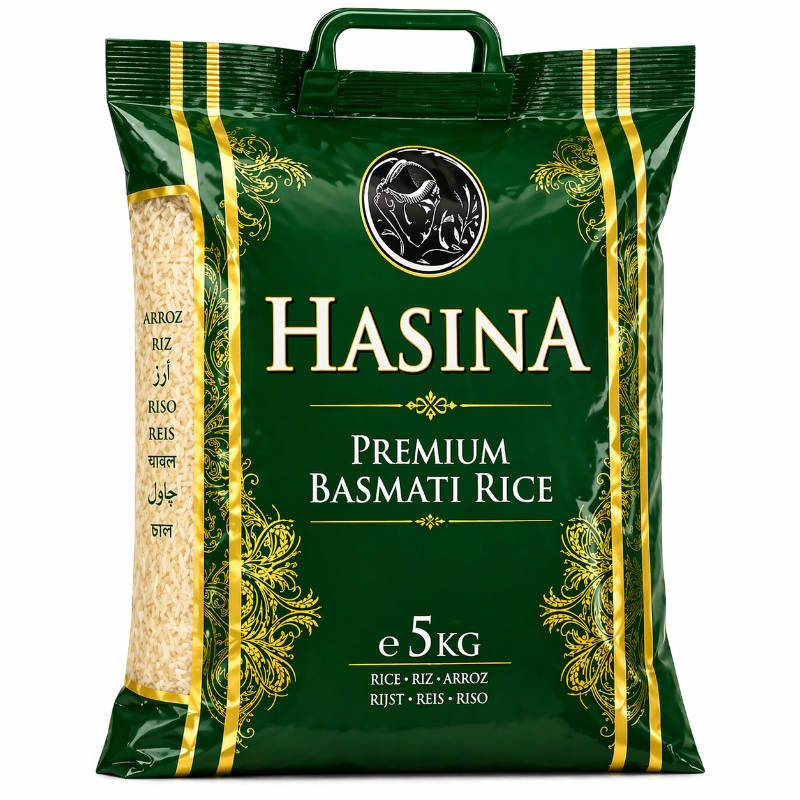 Hasina Extra Long Premium Basmati Rice 5kg
