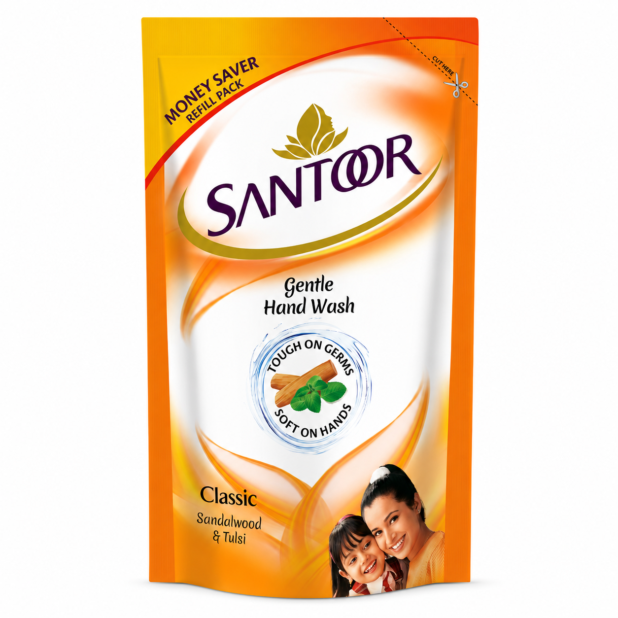Santoor Gentle Hand Wash 180ml