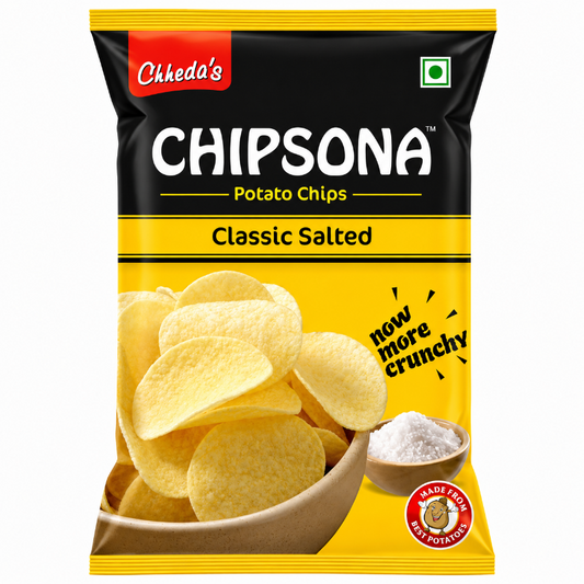 Chheda's Chipsona Salted Potato Chips 90g