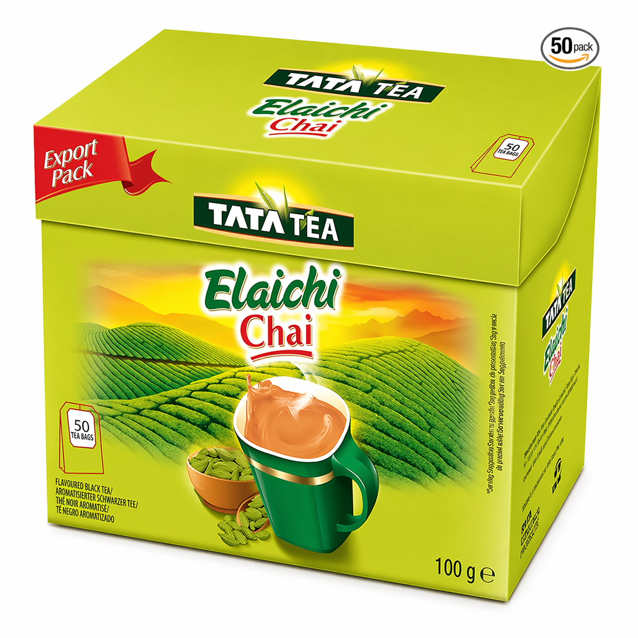 TATA Tea Elaichi Chai (50 tea bags) 100g