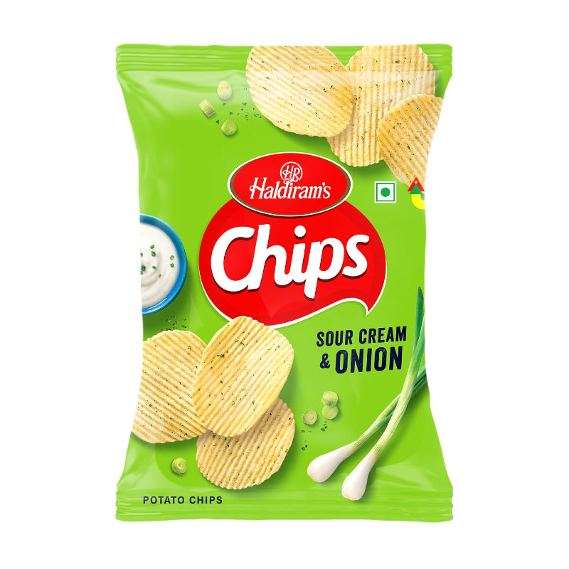 Haldiram's Chips Sour Cream & Onion 90g