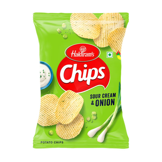Haldiram's Chips Sour Cream & Onion 90g