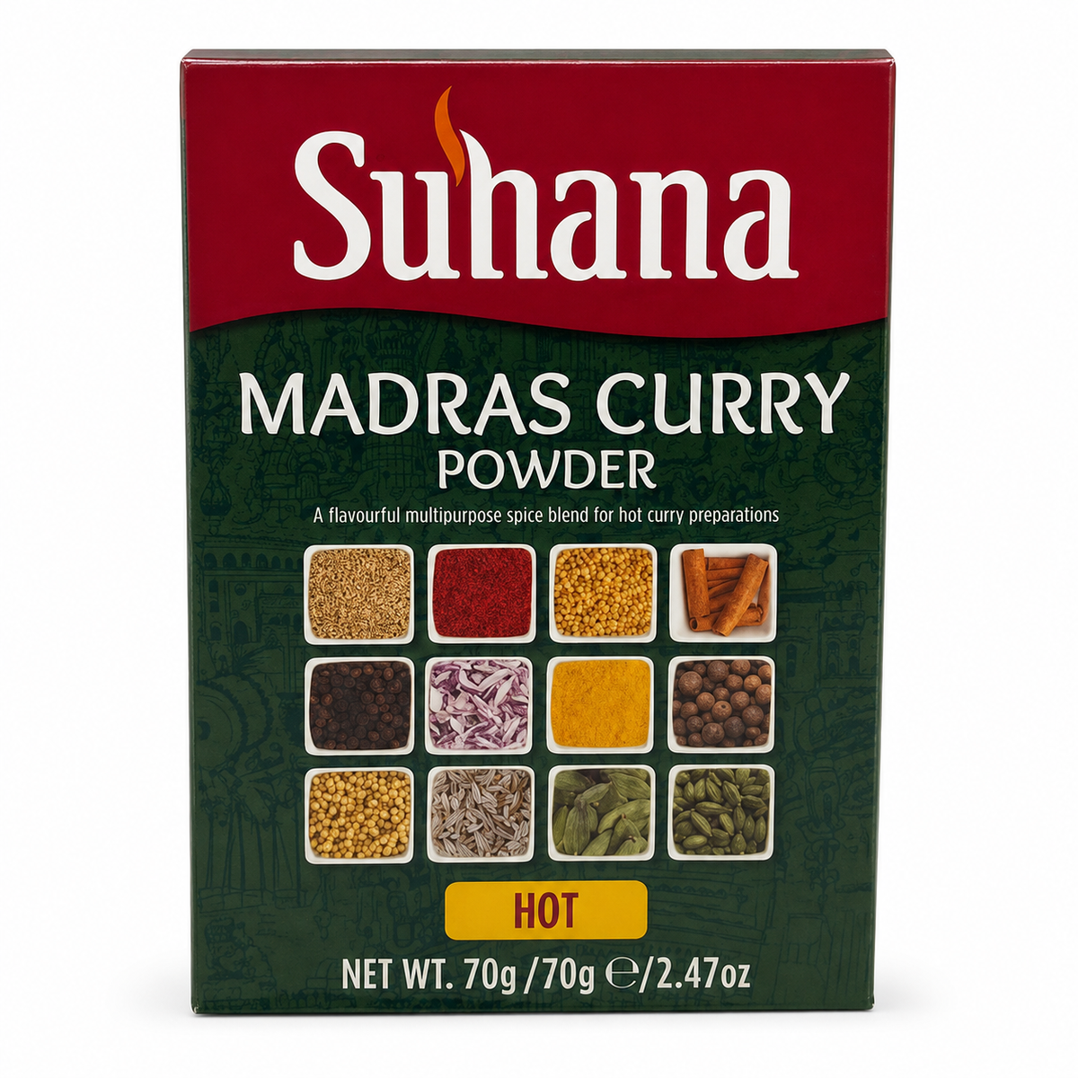 Suhana Madras Curry Powder HOT 100g
