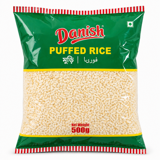 Danish Puffed Rice (Mumra) 500g
