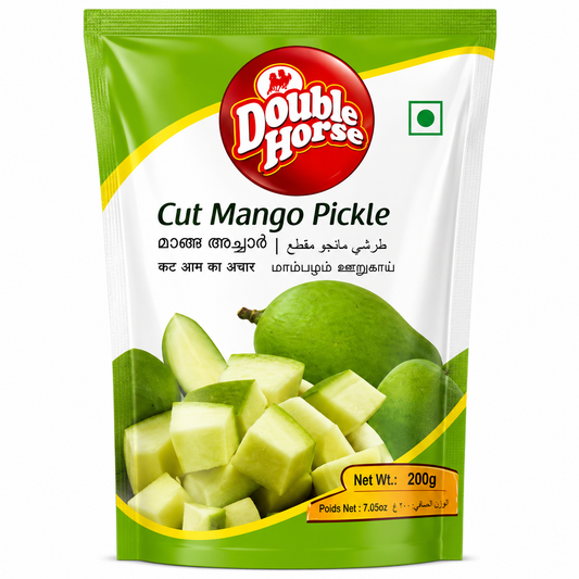 Double Horse Cut Mango Pickle 200g