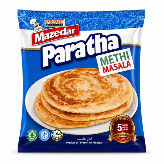 Mazadar Frozen Methi Masala Paratha (5pcs) 400g
