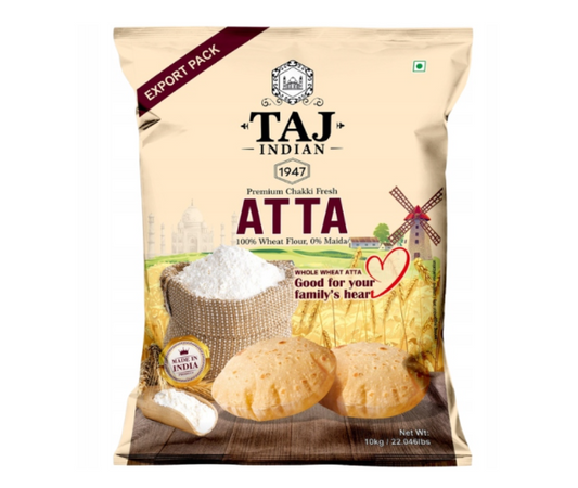 Taj Indian Whole wheat flour 10kg.