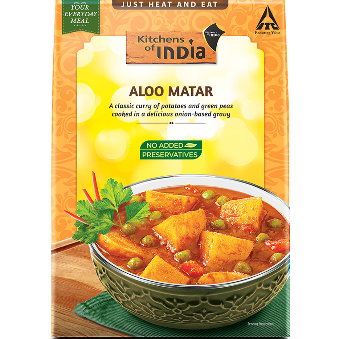 Kitchens of India Aloo Mater 285g