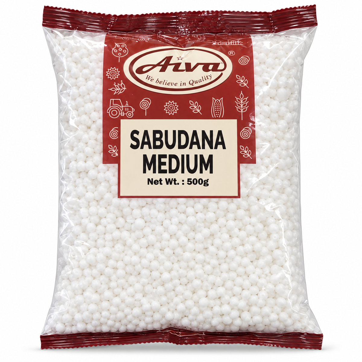 Aiva Sabudana Medium 500g