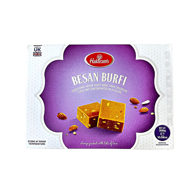 Haldiram's Besan Burfi 300g – India Bazaar Online Indian Grocery Store