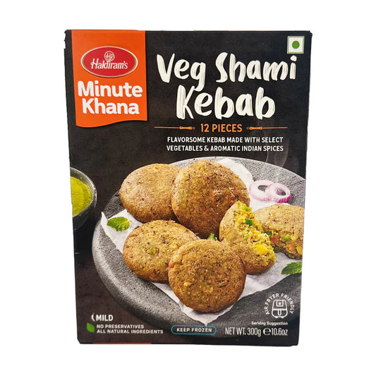 Haldiram's Minute Khana Veg Shami Kebab 300g