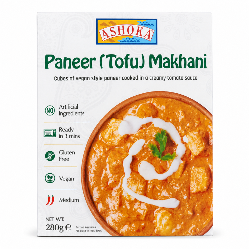 Ashoka Ready to Eat Paneer (Tofu) Makhani (Vegan) 280g