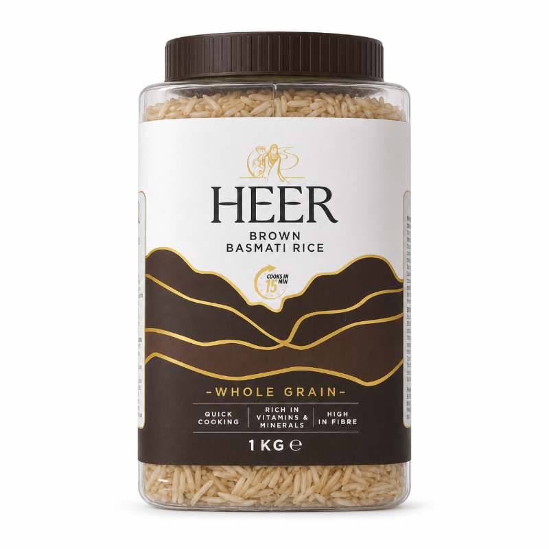 Heer Brown Basmati Rice 1kg