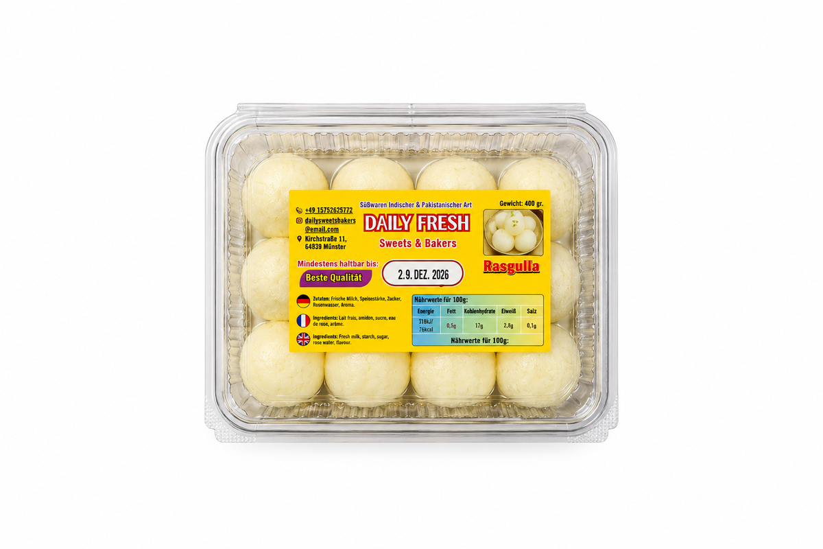 Dailyfresh Sweets - Rasgulla 400g