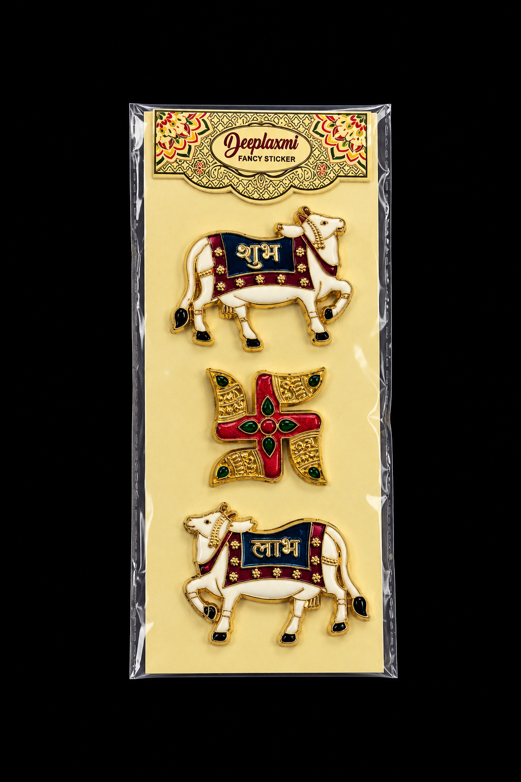 Diwali Sticker Combo - Shubh Labh and Swastik