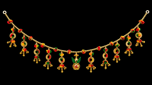 Golden Toran With Kalash
