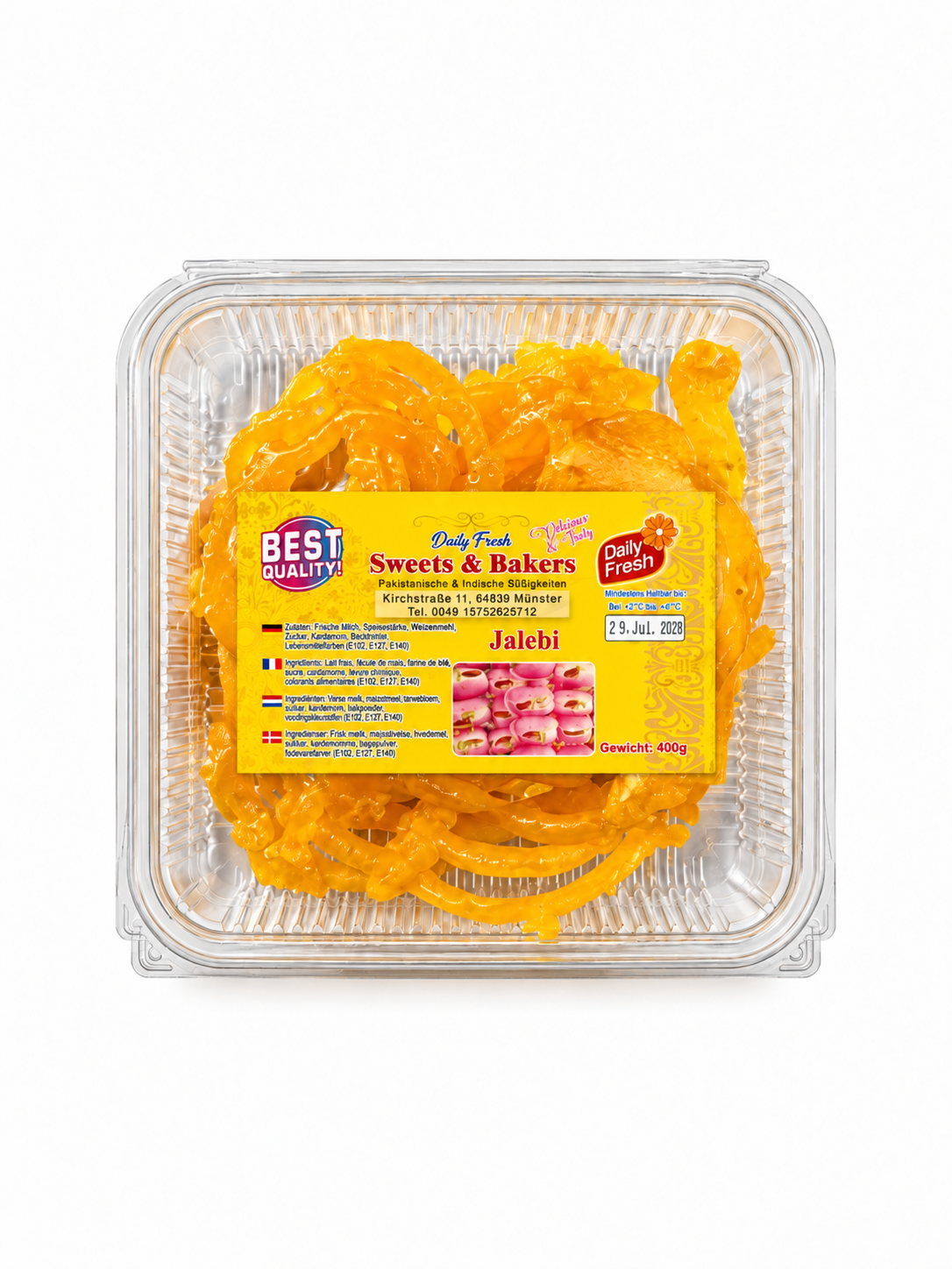 Dailyfresh Sweets  - Jalebi 400g