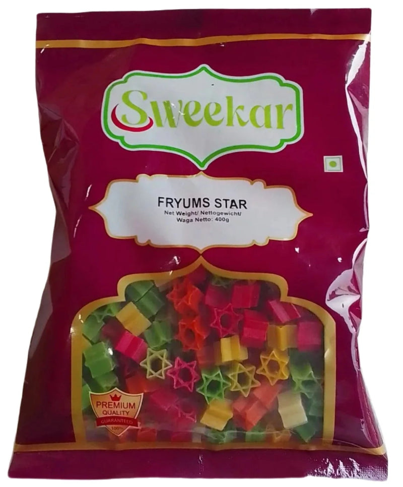 Sweekar Fryums Stars 400g