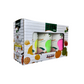 Tota herbal Fruit Gulal 450g ( Pink 150g , Green 150g , yellow 150g )