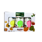 Tota herbal Fruit Gulal 450g ( Pink 150g , Green 150g , yellow 150g )