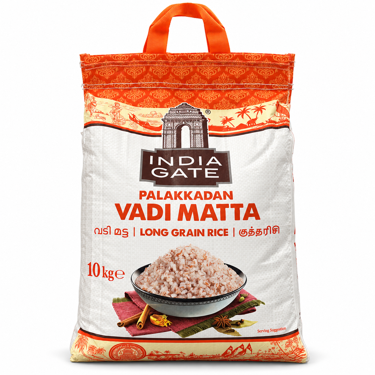 India Gate Palakadan Vadi Matta Rice 10kg