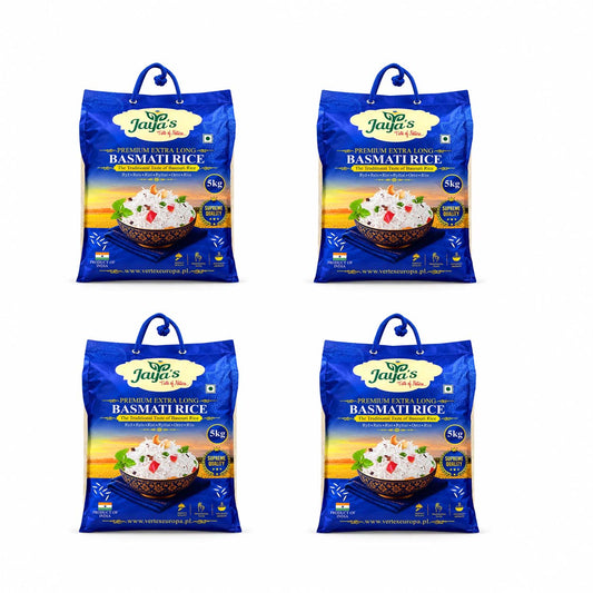 Jaya's Premium Extra Long Basmati Rice 20 kg (5kgx4)