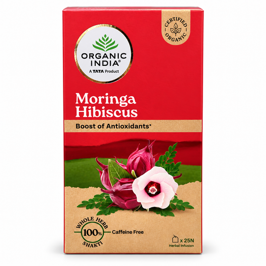 Organic India Moringa Hibiscus x25N