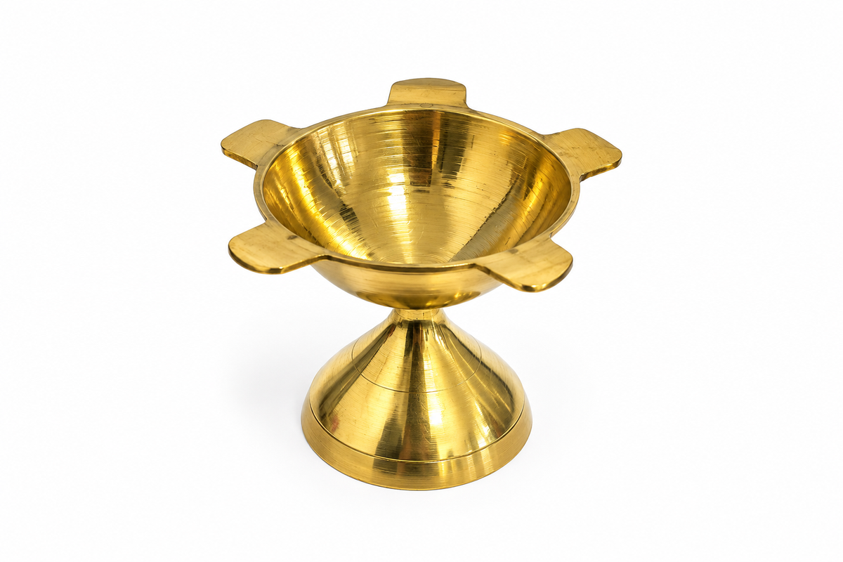 Polished Brass Diya