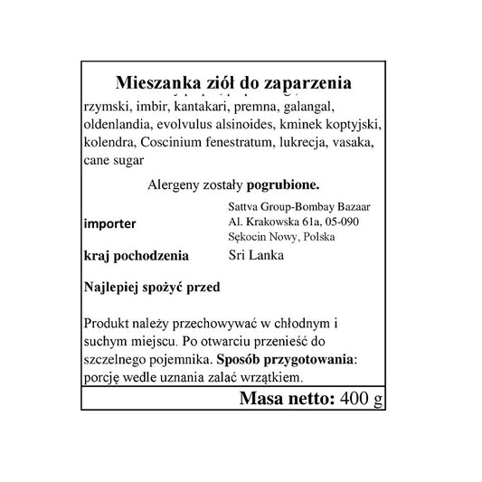 Link Natural Samahan Naturalny Napój Ziołowy 400g