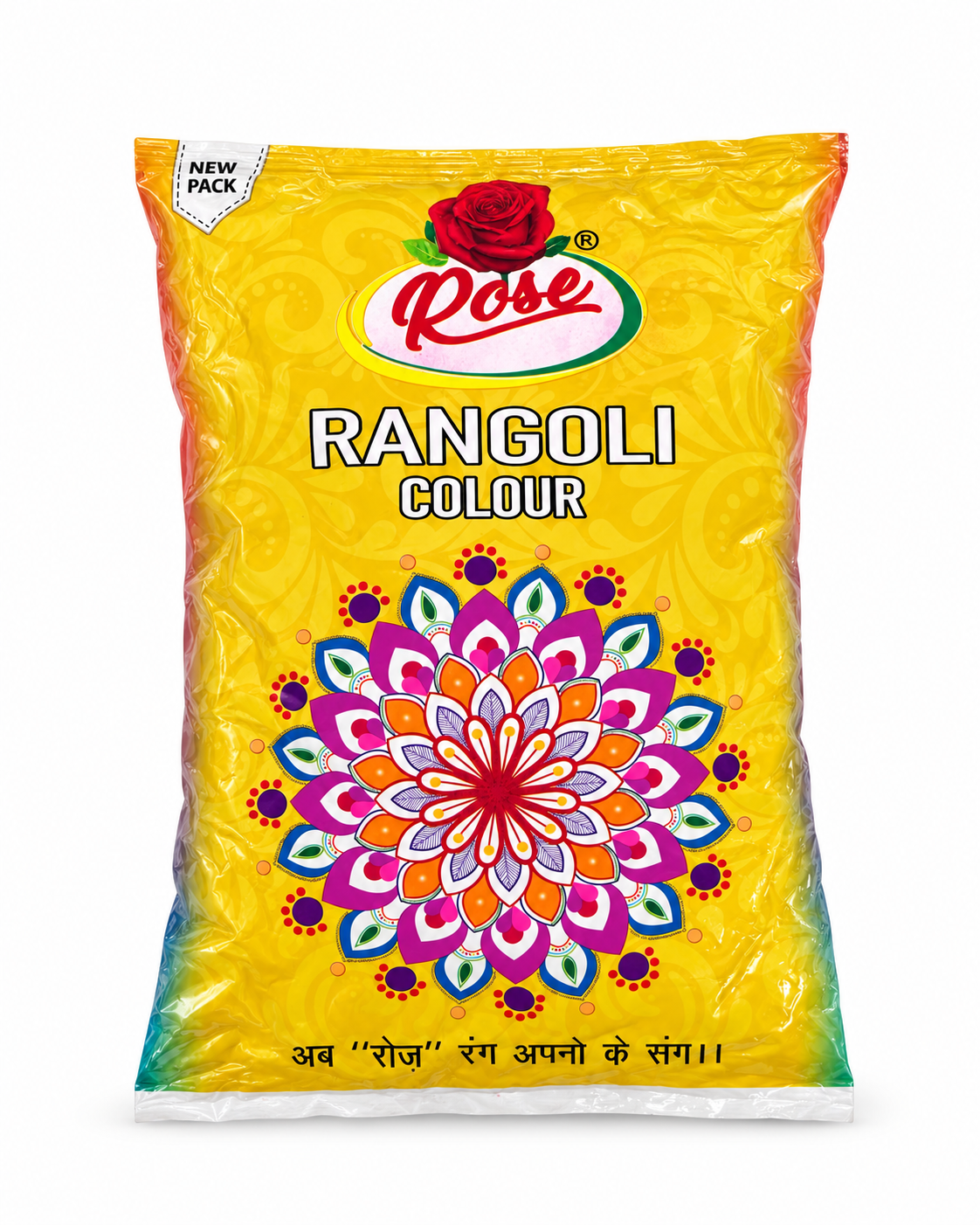 Rose Rangoli Colours