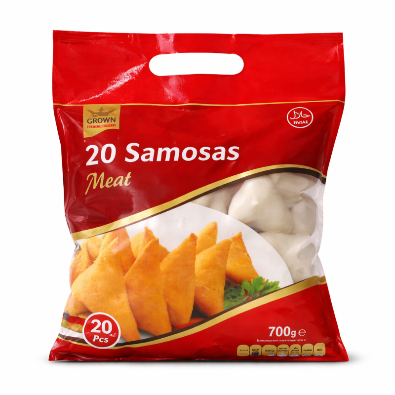 Crown Frozen Meat Samosas (20pcs) 700g