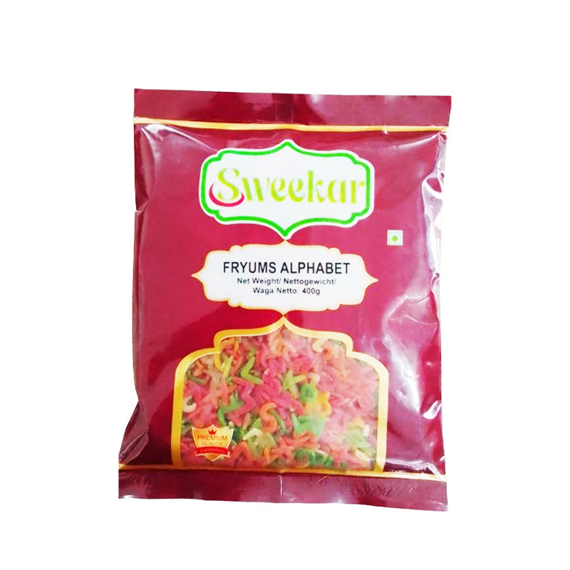 Sweekar Fryums Alphabet 400g