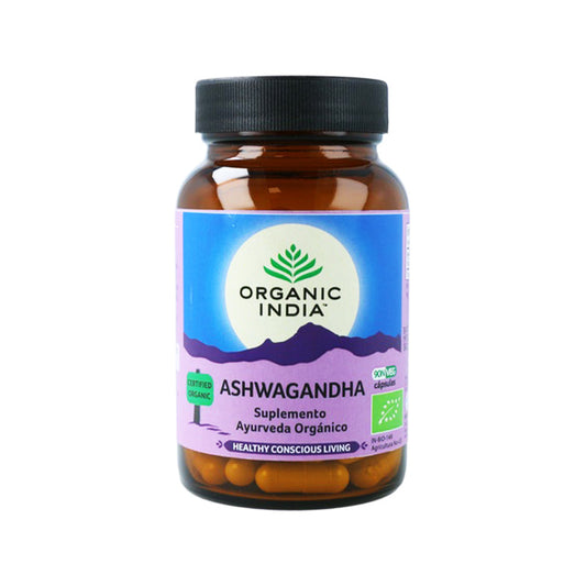 Organic India Ashwagandha Supplement (60 Capsules)