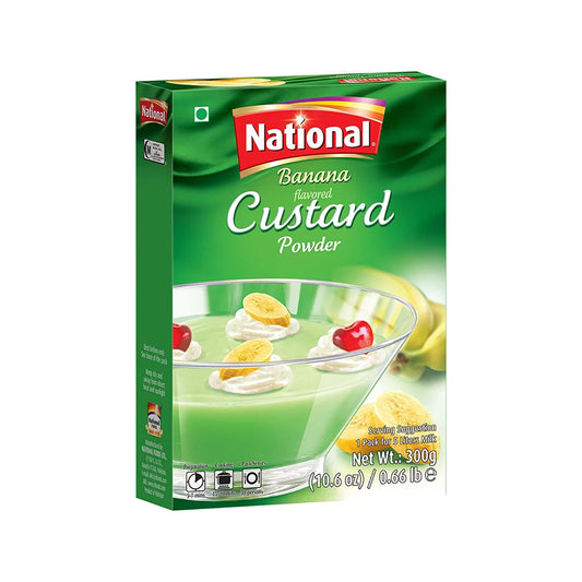 National Banana Flavoured Custard Powder 300g