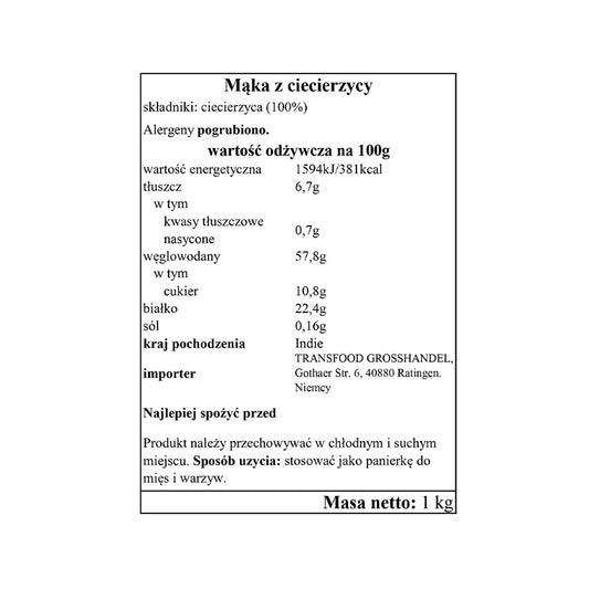 Annam Gram Mąka (Besan) 1Kg 