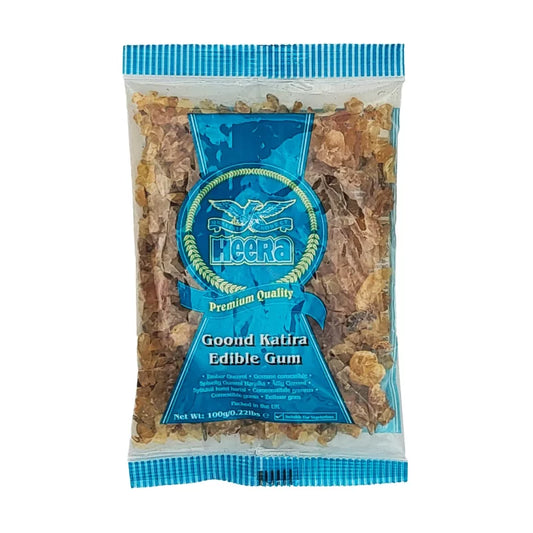 Packaged goodkatia edible gum with blue label on a white background