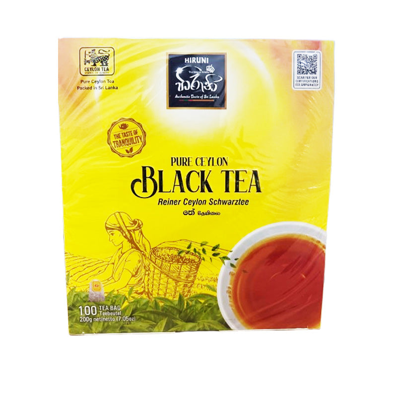 Hiruni Pure Ceylon Black Tea (100tea bags)