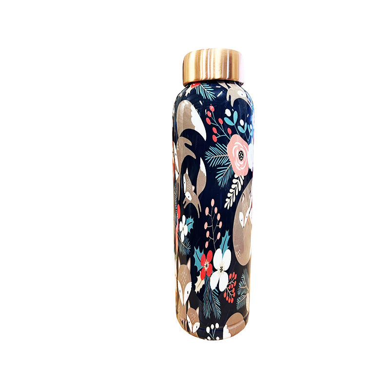 Copper Printed Water Bottle