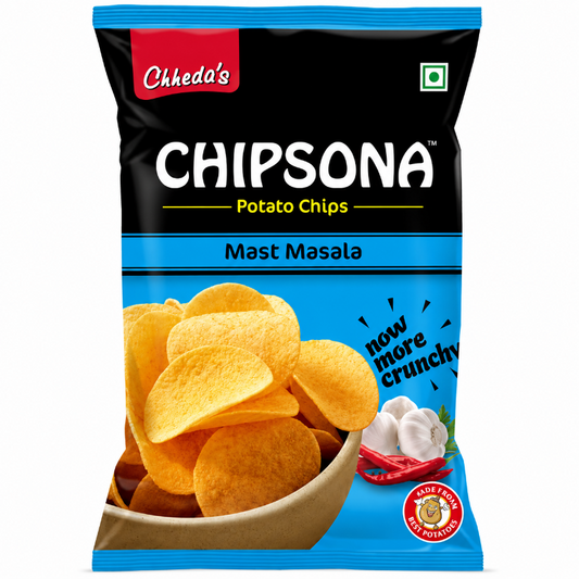 Chheda's Chipsona Mast Masala Potato Chips 90g