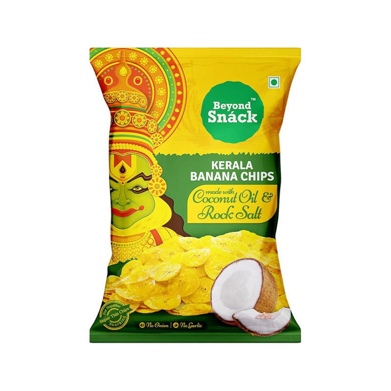 Beyond Snack Kerala Banana Chips Coconut Oil & Rock Salt 90g