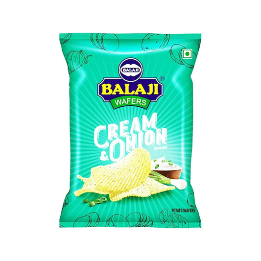 Balaji Cream & Onion Potato Wafers 150g
